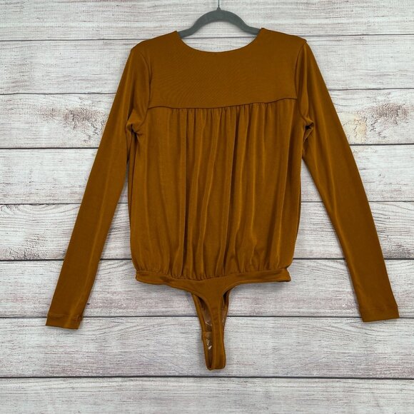 Intimately Free People X REVOLVE Turnt Bodysuit Women's Medium Honey Ginger NEW - Picture 2 of 9